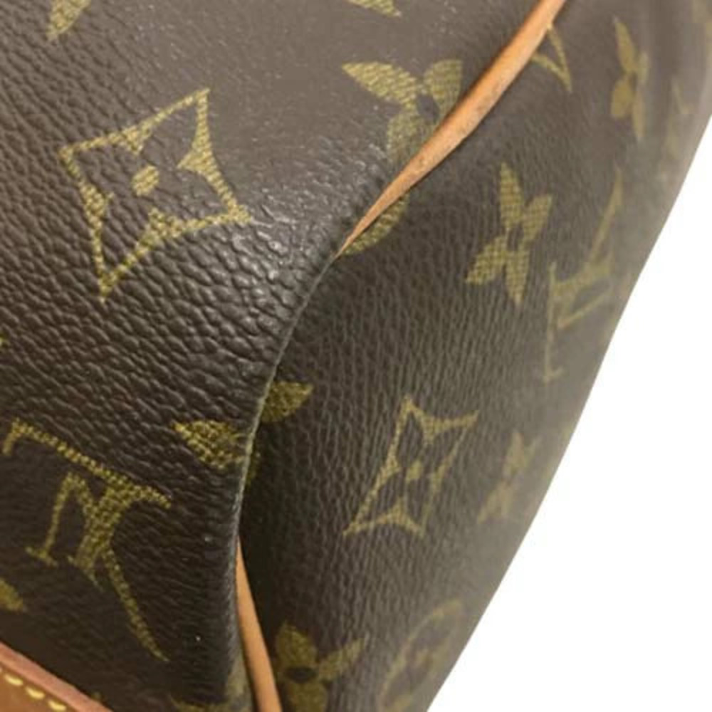 Louis Vuitton Flanerie Shoulder Bag Tote Handbag Leather Monogram Brown - Picture 9 of 10
